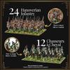 Wargames Delivered - Warlord Games Waterloo - Black Powder 2nd Edition 28mm Miniatures Starter Set -122 Infantry, 12 Cavalry, 1 War Machine, 4 Crew Figures Model Kit view 3