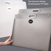 Plastic Art Portfolio, Large Art Portfolio with Handles,Waterproof Portfolio Folder for Artwork, Arts Storage Case for Drawing Sketch Photography Poster (Black 2pcs(22.44x17.32'' and 17.32x13.22'')) view 3
