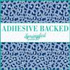 Navy Blue Leopard Spots Print Pattern #3 3 Sheets 6x6 Pattern Craft Vinyl 651 Vinyl view 1