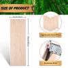 Namalu 10 Pack Balsa Wood Sheets 12 x 4 x 0.12 Inches-3 mm Thick Unfinished Wooden Board Wood Sheets for Crafts House Aircraft Ship Boat Arts Projects DIY Wooden Model Making view 2