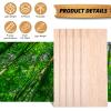 Namalu 10 Pack Balsa Wood Sheets 12 x 4 x 0.12 Inches-3 mm Thick Unfinished Wooden Board Wood Sheets for Crafts House Aircraft Ship Boat Arts Projects DIY Wooden Model Making view 3