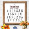 Nibbleton Animal Theme Woodland Creatures Monogram Stationary Set FOLDED CARDS, Cute Personalized Set view 4
