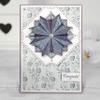CREATIVE EXPRESSIONS CLEAR STAMP SET, Square Teabag view 2