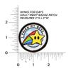 Winks For Days Adulting Merit Badge Embroidered Iron-On Patch (I Tried My Best) view 2
