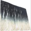 SEW TRENDS 2 Yards of 12" Ombre Tie Dye Multicolor Chainette Fringe Tonal Loop Tassel Fringe- Black Light Beige Taupe Shades view 3