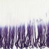 SEW TRENDS 2 Yards of 12" Ombre Tie Dye Multicolor Chainette Fringe Thread Tonal Loop Tassel Fringe- White & Purple Shades view 1