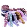 HANRUO 1 Yard/lot Width 15mm Many Colors Rhinestone Banding Crystal Silver Rhinestones Trimming DIY (Color : 0019, Size : 2.5cm (25mm)) view 2