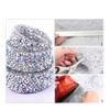 HANRUO 1 Yard/lot Width 15mm Many Colors Rhinestone Banding Crystal Silver Rhinestones Trimming DIY (Color : 0019, Size : 2.5cm (25mm)) view 4