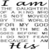 I Am The Daughter Of A King Wall Decal Quote - Nursery Wall Sticker Vinyl - Children's Room Wall Saying Decal - Living Room Inspirational Wall Decal - Wall Quote For Family Room - Christian Wall Decal view 1