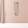 I Am The Daughter Of A King Wall Decal Quote - Nursery Wall Sticker Vinyl - Children's Room Wall Saying Decal - Living Room Inspirational Wall Decal - Wall Quote For Family Room - Christian Wall Decal view 4