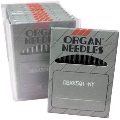 100 Embroidery Needles Organ DBXK5Q1-NY Compatible for Janome MB4, Melco EP4, Elna (Size 14)