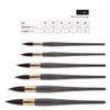 Escoda Aquario Gold Series 1140 Joseph Zbukvic Artist Watercolor and Acrylic Paint Brush, Short Handle, Round Mop, Petit Gris Natural Squirrel Hair, Size 10 view 4
