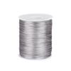 Xiezyu 2.0 mm Nylon Satin Cord Thread Beading String for Macrame, Friendship Bracelets,Chinese Knotting,Necklaces,Jewelry Making 109 Yards (Silver Gray) view 1