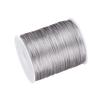 Xiezyu 2.0 mm Nylon Satin Cord Thread Beading String for Macrame, Friendship Bracelets,Chinese Knotting,Necklaces,Jewelry Making 109 Yards (Silver Gray) view 2