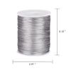 Xiezyu 2.0 mm Nylon Satin Cord Thread Beading String for Macrame, Friendship Bracelets,Chinese Knotting,Necklaces,Jewelry Making 109 Yards (Silver Gray) view 4