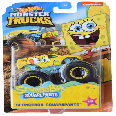 Hot Wheels Monster Trucks Spongebob Squarepants - Giant Wheels 1/5