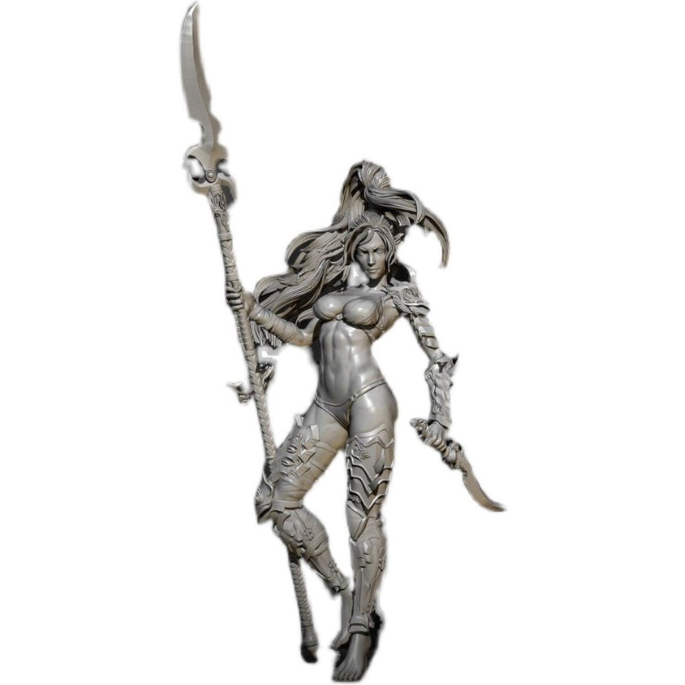 PANGCHENG 76mm 1/24 Resin Model Kits Figure Beauty Miniature GK colorless and self-Assembled AD-003083