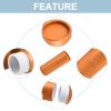 WANDIC Gold Kraft Paperboard Tubes, 10Pcs Round Kraft Paper Containers for Tea Coffee Crafts Gift Packaging, Non-Push (20ml) view 3