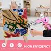 ZWJABYY Electric Carpet Tufting Gun,7-19Mm Cut Pile Rug Tufting Gun,5-45 Stiches/Secs Hand-Held Cut Pile Flocking Machine,High Speed Carpet Weaving,for Handmade DIY Beginners,Pink view 3