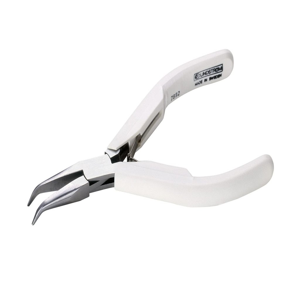 Lindstrom Supreme 7892 Bent Chain Nose Plier Pliers Jewelry Making Wire Metal Forming Shaping Tool