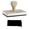 Infusion South Dakota State Rubber Stamp, 1 X 2'' Wood Stamp view 1