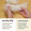 Woolbuddy Needle Felting Kit Dinosaur DIY Craft Kit for Beginners & Adults Includes Felting Wool, Felting Needles, Felting Pad & Step-by-Step Instructions view 4