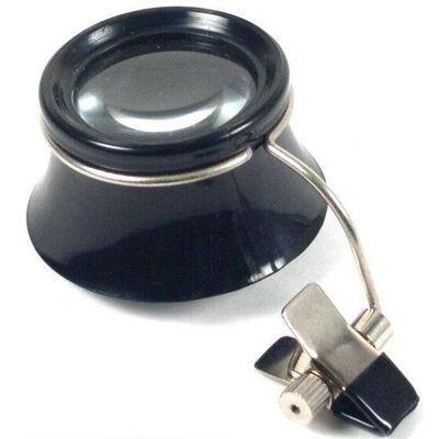 5X Clip On Eye Loupe Magnifier Magnifying Clockmakers Optical Tool Jewelers