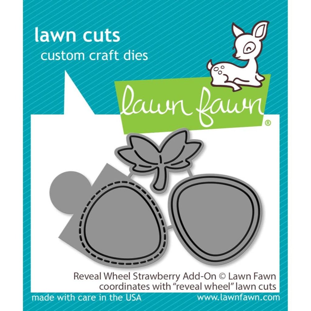 Lawn Fawn LF2820 Reveal Wheel Strawberry Add-On Dies