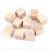 10 Pcs 0.98 inch Wooden Cubes, Square Wooden Blocks Unfinished Pine Cubes for DIY Crafts Handmade Woodcrafts(25mm, 10Pz) view 1