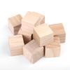 10 Pcs 0.98 inch Wooden Cubes, Square Wooden Blocks Unfinished Pine Cubes for DIY Crafts Handmade Woodcrafts(25mm, 10Pz) view 2