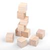 10 Pcs 0.98 inch Wooden Cubes, Square Wooden Blocks Unfinished Pine Cubes for DIY Crafts Handmade Woodcrafts(25mm, 10Pz) view 3