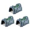 NWFashion Model Scenery 1:160 Scale N Gauge Plastic Rockery Tunnel Track Train Accessories Toy (3PCS) view 1
