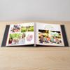HoneyTolly Large Photo Album Self Adhesive 4x6 8x10 10x12 13"x12.8" Magnetic Scrapbook Album 12.6"x11" Inch 40 Pages Linen Cover DIY Photo Album with A Metallic Pen and DIY Stickers(Green) view 2