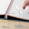 HoneyTolly Large Photo Album Self Adhesive 4x6 8x10 10x12 13"x12.8" Magnetic Scrapbook Album 12.6"x11" Inch 40 Pages Linen Cover DIY Photo Album with A Metallic Pen and DIY Stickers(Sky Blue) view 3
