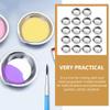 18pcs Pour Mouth Palette Painting Tray Painting Tool Multi-Functional Watercolor Plate Watercolor Trays Metal Plate Multi-Function Painting Plate Painting Accessory School Supply view 2