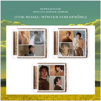 SM Ent. Super Junior - The Road : Winter for Spring [C ver.] (Special Single) Album+CultureKorean Gift(Decorative Stickers,Photocards)