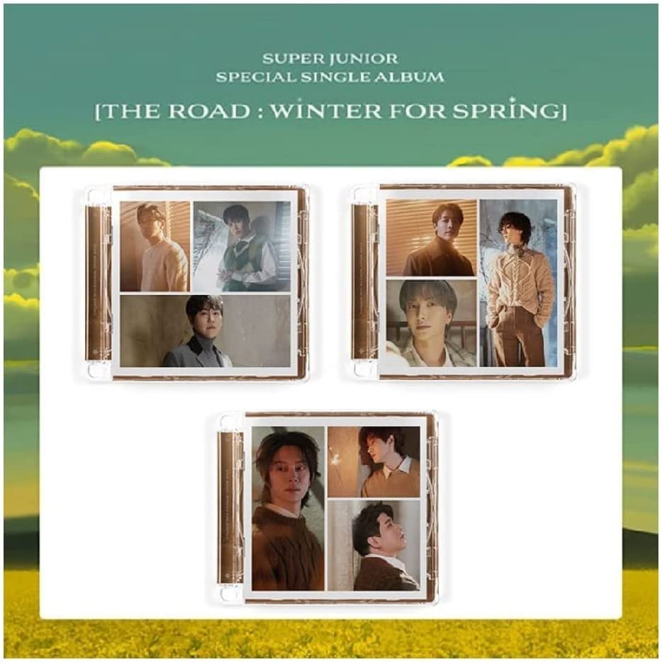 SM Ent.Super Junior The Road : Winter for Spring [A+B+C Full Set ver.] (Special Single) 3 Albums+CultureKorean Gift(Decorative Stickers,Photocards)