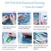 5D Diamond Art Painting Kits Monkey Mom Baby Full Drill Round Beads Diamond Art Gems Stone Cross Stitch DIY Diamond Art Painting by Number Kits Wall Decoration 14x14inch view 4