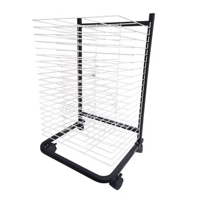 Art Drying Rack for Classroom Drying Rack for Art Drying Rack for Art Metal Wire Work Display Rack, Solid Metal, Art Carts With Wheels for Classroom Art Studios and Home Use. Drying & Print Racks