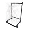 Art Drying Rack for Classroom Drying Rack for Art Drying Rack for Art Metal Wire Work Display Rack, Solid Metal, Art Carts With Wheels for Classroom Art Studios and Home Use. Drying & Print Racks view 1
