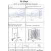 Art Drying Rack for Classroom Drying Rack for Art Drying Rack for Art Metal Wire Work Display Rack, Solid Metal, Art Carts With Wheels for Classroom Art Studios and Home Use. Drying & Print Racks view 4