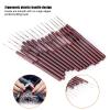 Crochet Hook Set, Stainless Steel Crochet Hook Plastic Handle Knitting Needles Ultra-Fine Lace Crochet Hook Set for Crochet Work view 2
