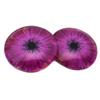 Punk Pink Burst Eyes 6mm to 60mm Technology Fantastic Jewelry Making Art Doll Parts Taxidermy Sculpture Flatback Domed Cabochons (10mm) view 1