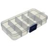 Bettomshin Clear Jewelry Box - Plastic Bead Storage Container, Earrings Storage Organizer with Adjustable Dividers, 10 Compartments view 1