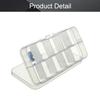 Bettomshin Clear Jewelry Box - Plastic Bead Storage Container, Earrings Storage Organizer with Adjustable Dividers, 10 Compartments view 4