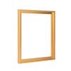 Combo Pack: Floater Frame + 14x18 inch Stretched Canvas for Painting, 1-3/8" Thick Frame + 3/4" Deep Blank Canvas with 12oz Primed 100% Cotton Canvas Fabric (Brass Gold, 14 x 18 inch) view 4