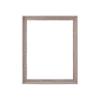 Combo Pack: Floater Frame + 8x10 inch Stretched Canvas for Painting, 1-3/8" Thick Frame + 3/4" Deep Blank Canvas with 12oz Primed 100% Cotton Canvas Fabric (Gray Oak, 8 x 10 inch) view 2