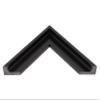 Combo Pack: Floater Frame + 18x24 inch Stretched Canvas for Painting, 1-3/8" Thick Frame + 3/4" Deep Blank Canvas with 12oz Primed 100% Cotton Canvas Fabric (Black, 18 x 24 inch) view 3