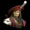 LIANGFANG 1/10 Ancient Venetian Admiral Bust Bust Resin Figure Model Kit Unassembled Unpainted view 1