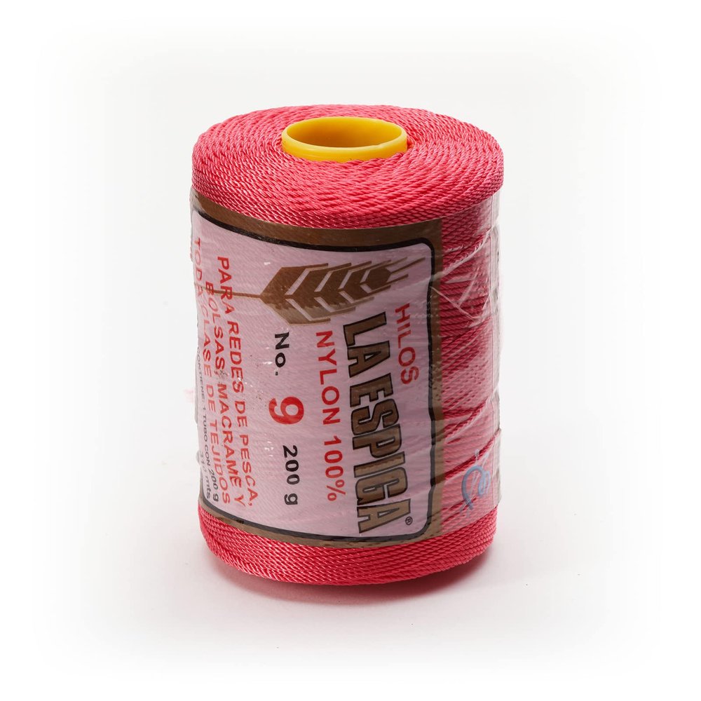 Espiga No. 9-100% Nylon Omega String Cord for Knitting and Crochet - 77 Strawberry